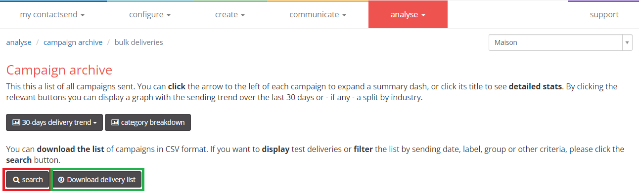 Search and Download campaigns