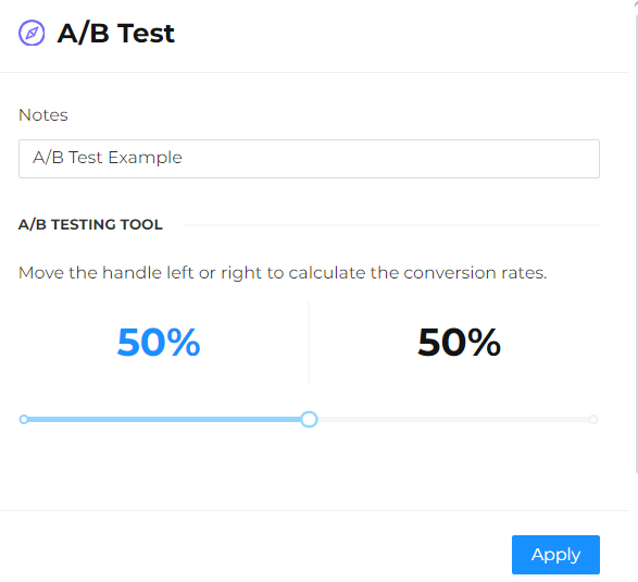 A/B Test Automation Percentages