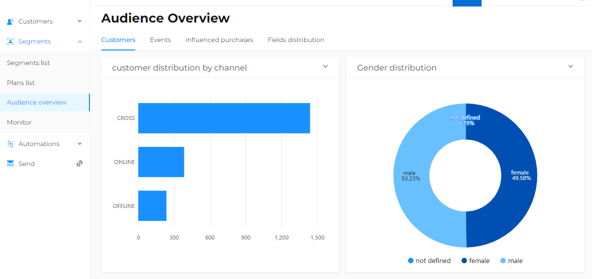 Audience Overview Customers