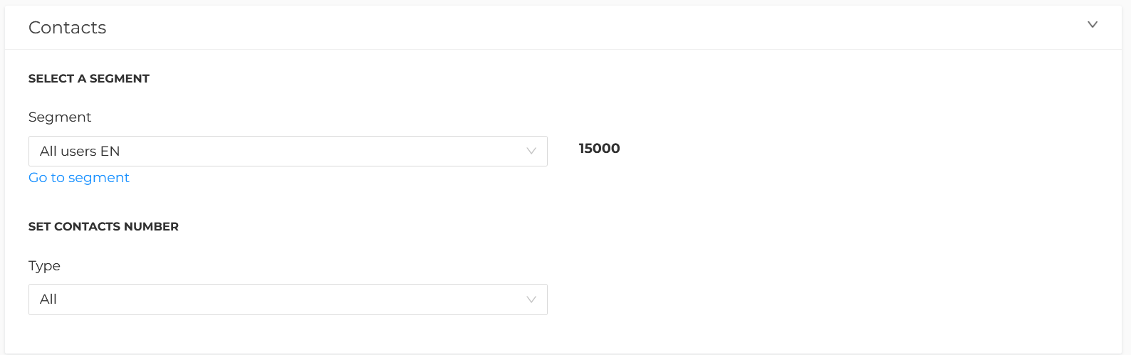 New plan - Contacts