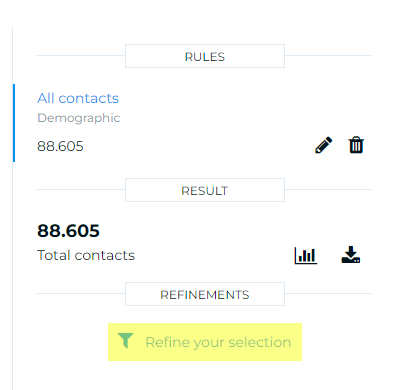 Refine Selection Example