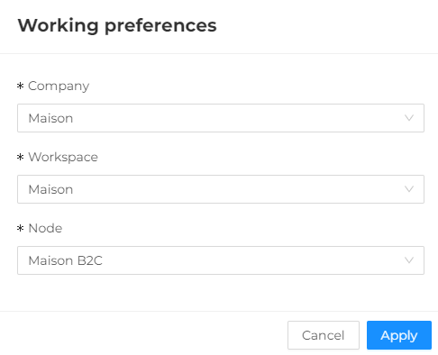 Working preferences