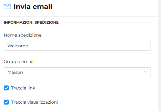 Tracciamento Marketing Automation