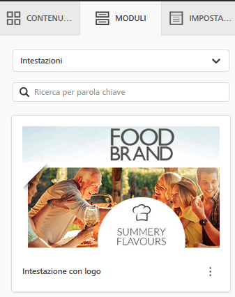 Email Designer: come recuperare una riga salvata
